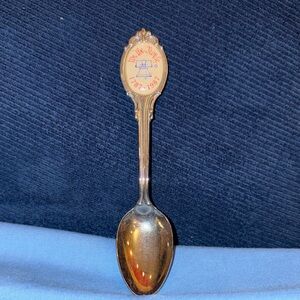 Commemorative Liberty Bell Souvenir Spoon - Gold Tone